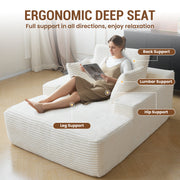 Oversized Chaise Lounge Chair Sofa