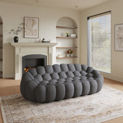 Bubble Couch Modern, Oversized Curved Couches, Lazy Floor Sofa