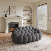 Bubble Couch Modern, Oversized Curved Couches, Lazy Floor Sofa