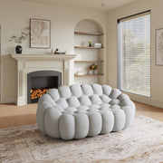 Bubble Couch Modern, Oversized Curved Couches, Lazy Floor Sofa