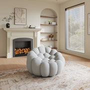 Bubble Couch Modern, Oversized Curved Couches, Lazy Floor Sofa