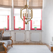 4 - Light Lantern Cylinder Chandelier