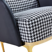 Chidori Grid Accent Chair Soft Recliners