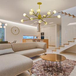 Pendant lights with 12-lights