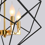Dinkins 8 - Light Lantern Geometric Chandelier