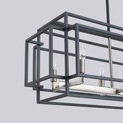 8 - Light Kitchen Island Linear Pendant