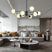 8 - Light Sputnik Modern Linear Chandelier