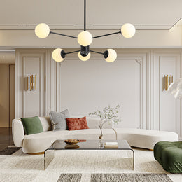 6 - Light Sputnik Modern Linear Chandelier