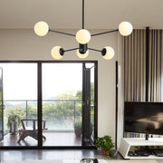 6 - Light Sputnik Modern Linear Chandelier
