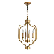 4 - Light Lantern Cylinder Chandelier
