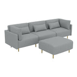 MagicHome Living Room Couch Furniture Manufacturers Popular Design Nordic U Shaped Sectional Modular Sofa