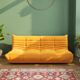 Caterpillar Sofa Lounge Floor Sofa bean bag Chair Boucle Velvet Accent Chair