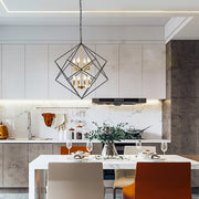 Dinkins 8 - Light Lantern Geometric Chandelier