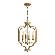 4 - Light Lantern Cylinder Chandelier