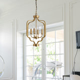 4 - Light Lantern Cylinder Chandelier