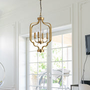 4 - Light Lantern Cylinder Chandelier