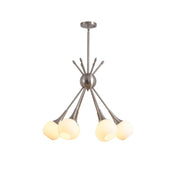 6-Light Fashion Chandelier With Cream Glass