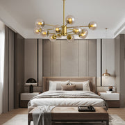 Dingle 12 - Light Sputnik Modern Linear Chandelier