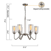 6-Light Cluster Morden Livingroom Ceiling Pendant
