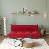 Caterpillar Sofa Lounge Floor Sofa bean bag Chair Boucle Velvet Accent Chair