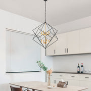 Dinkins 8 - Light Lantern Geometric Chandelier
