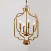 4 - Light Lantern Cylinder Chandelier