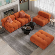 Magic Home Teddy Velvet Sectional Modular Sofa Set