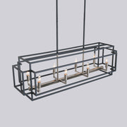 8 - Light Kitchen Island Linear Pendant