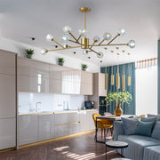 Pendant lights with 12-lights