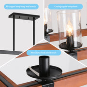 Retro Ceiling Lighting with Chandelier