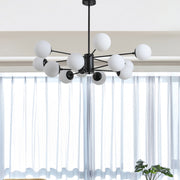 Dingle 12 - Light Sputnik Modern Linear Chandelier