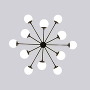 Dingle 12 - Light Sputnik Modern Linear Chandelier