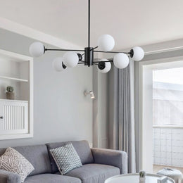 8 - Light Sputnik Modern Linear Chandelier