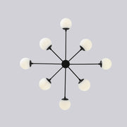 8 - Light Sputnik Modern Linear Chandelier