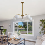 5 - Light Statement Modern Linear Chandelier