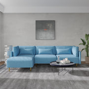 MagicHome Living Room Couch Furniture Manufacturers Popular Design Nordic U Shaped Sectional Modular Sofa