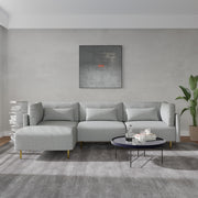 MagicHome Living Room Couch Furniture Manufacturers Popular Design Nordic U Shaped Sectional Modular Sofa