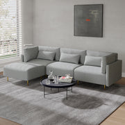 MagicHome Living Room Couch Furniture Manufacturers Popular Design Nordic U Shaped Sectional Modular Sofa