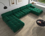Italian deianira 104inch Wide Velvet Reversible Modular Sofa & Chaise