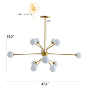 12-Light Modern Ceiling Pendant Lighting